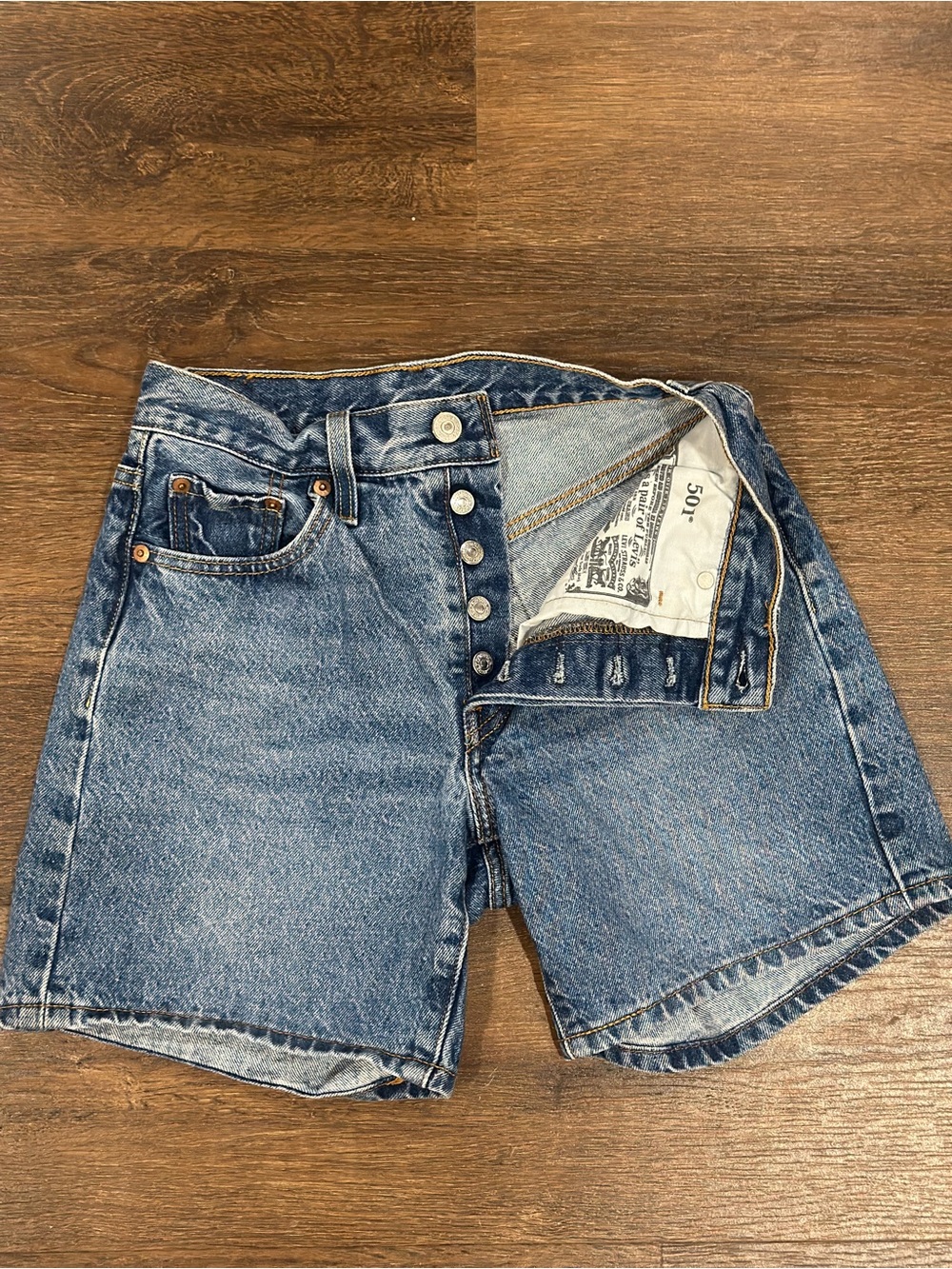 Levi’s 501 Button Fly Denim Size 24W